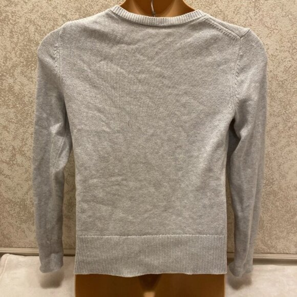 GAP Gray Sweater with Black Heart - Picture 9 of 12